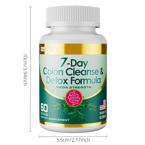 ⁦7-Day Colon Cleanse & Detox Formula Capsulese⁩ - الصورة ⁦3⁩