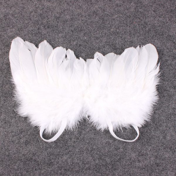 ⁦Props Feather Wing Girls Hair Kids Baby Photography Hair Accessories⁩ - الصورة ⁦2⁩