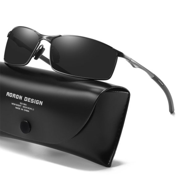 ⁦Men's Metal Sports Polarized Glasses Popular⁩ - الصورة ⁦5⁩