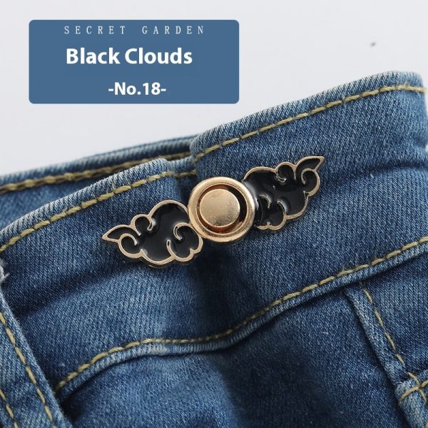 ⁦Waist Button Metal Buckle Nail-free Snap Fastener⁩ - الصورة ⁦9⁩