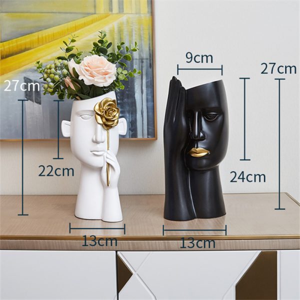 ⁦Vase Decoration Art Light Luxury Home Decoration⁩ - الصورة ⁦3⁩