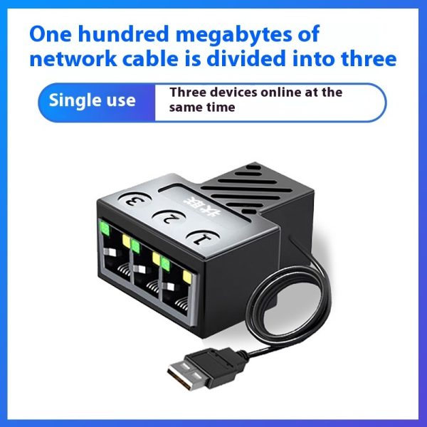 ⁦2-port 3-port One Divided Into Two Hub⁩ - الصورة ⁦6⁩