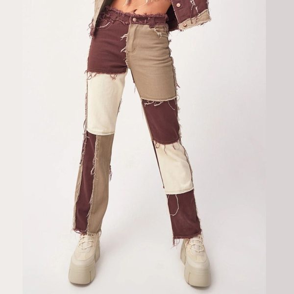 ⁦Women's Pants High Waist Slimming Leisure Jeans⁩ - الصورة ⁦8⁩