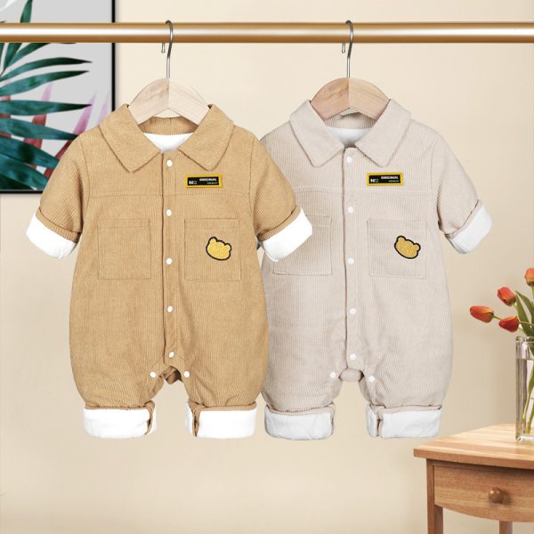 ⁦Infant Autumn Clothes Clothes Spring Double Layer⁩ - الصورة ⁦2⁩