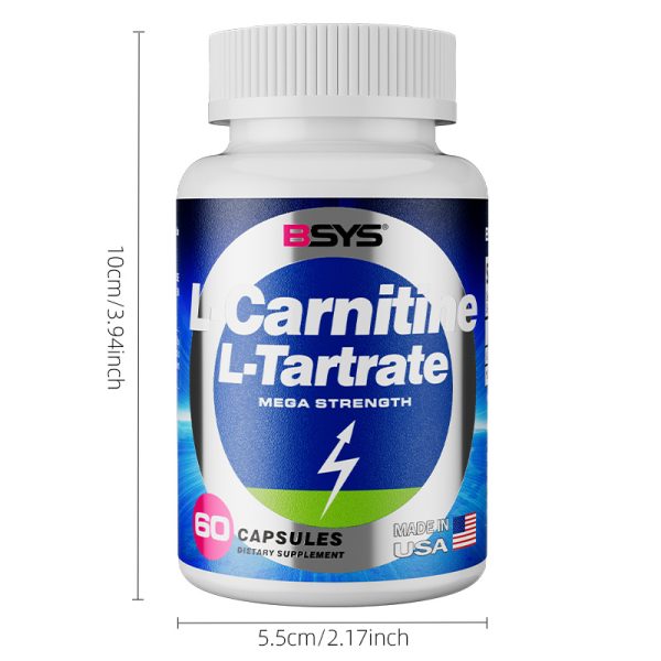 ⁦BSYS L-Carnitine L-Tartrate 60's⁩ - الصورة ⁦2⁩