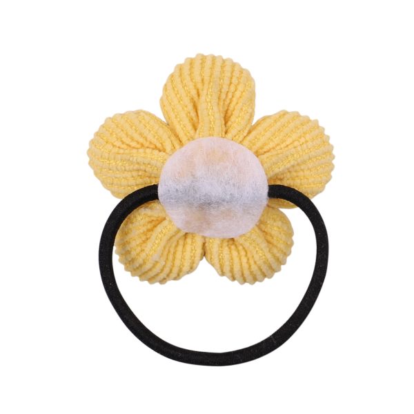 ⁦Cute Children Color Flower Rope Student Hair Band Hair Rope Hair Accessories⁩ - الصورة ⁦4⁩