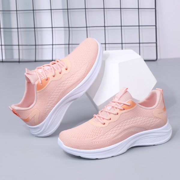 ⁦Women's Soft-soled Flyknit Sports Casual Shoes⁩ - الصورة ⁦8⁩