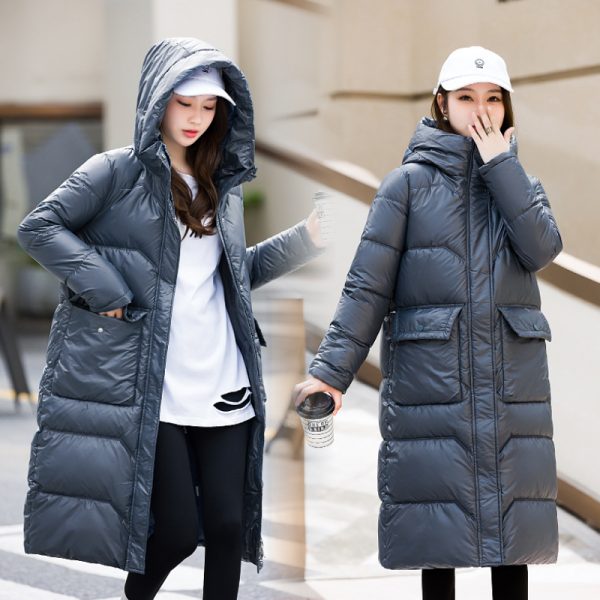 ⁦Women's Winter Korean Style Fashion Mid-length Warm⁩ - الصورة ⁦2⁩