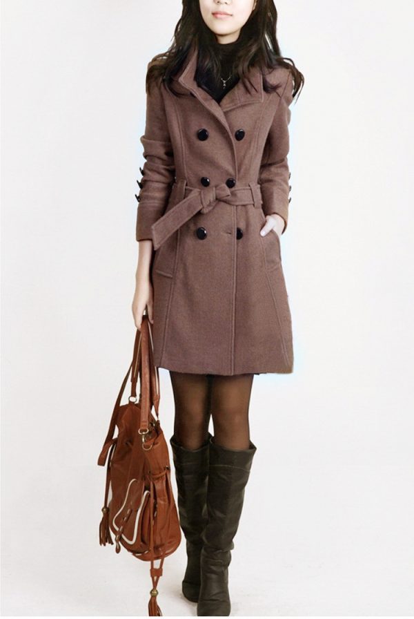 ⁦Fat Women Winter Jackets Faux Fur Cardigan Coat Warm Coats⁩ - الصورة ⁦3⁩