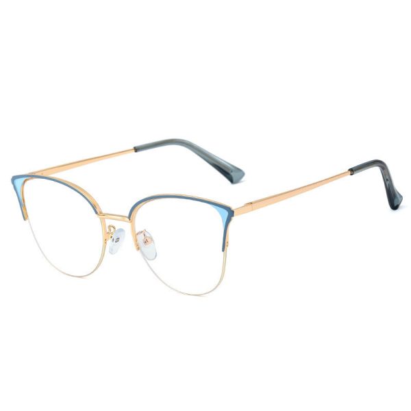 ⁦Women's Fashion Half Frame Blue Light Blocking Glasses⁩ - الصورة ⁦10⁩