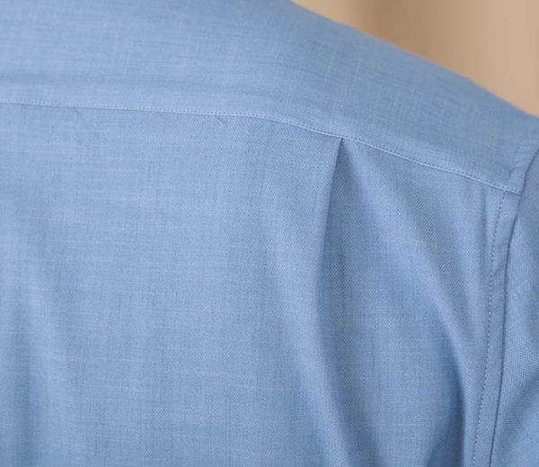 ⁦British Men Draping Anti-wrinkle One-piece Collar Casual Long-sleeved Shirt⁩ - الصورة ⁦3⁩