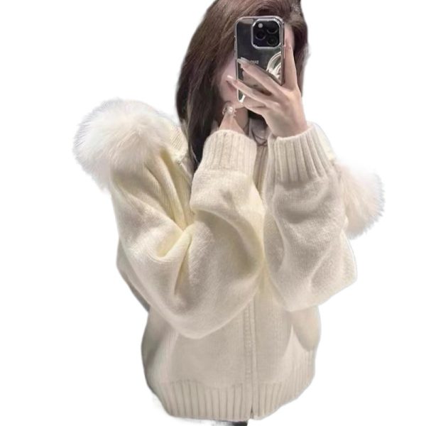 ⁦Temperament Small Size Knitwear Top⁩ - الصورة ⁦5⁩