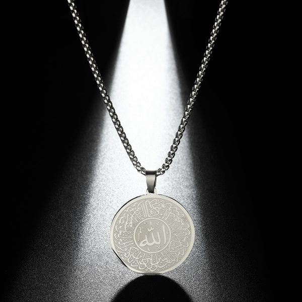 ⁦Men Calligraphy Necklace Accessories Jewellery⁩ - الصورة ⁦3⁩