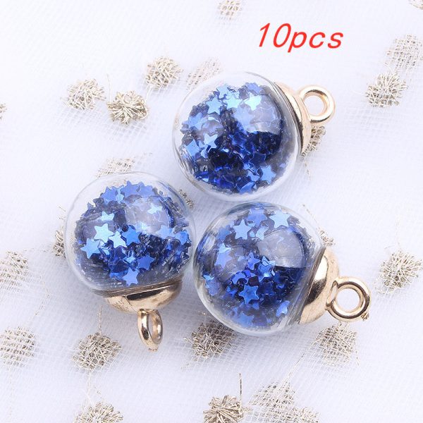 ⁦16mm Round Transparent Colored Glass Ball Ornament Accessories Handmade Material⁩ - الصورة ⁦2⁩