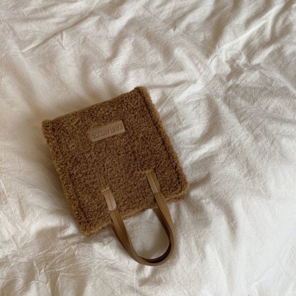 ⁦Women's Fashion Lamb Wool Crossbody Bag⁩ - الصورة ⁦6⁩