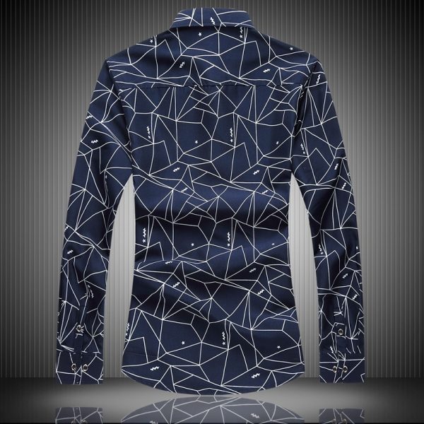 ⁦Men's shirts long casual shirts⁩ - الصورة ⁦2⁩