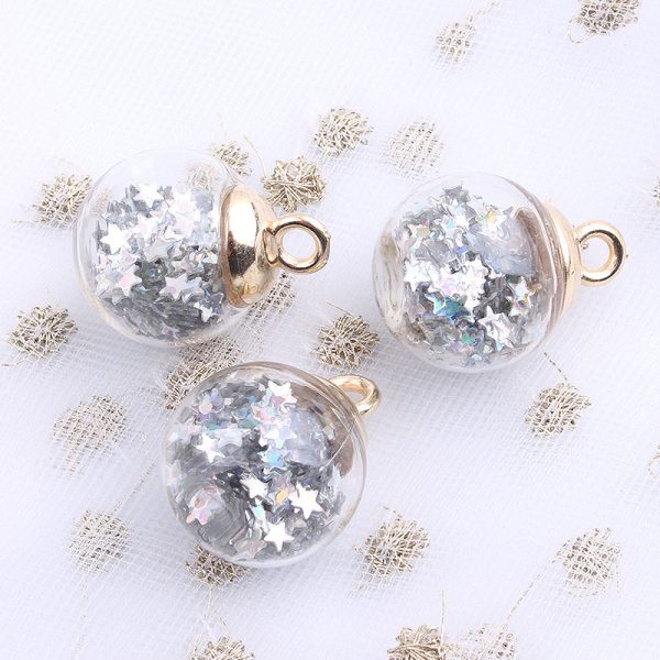 ⁦16mm Round Transparent Colored Glass Ball Ornament Accessories Handmade Material⁩ - الصورة ⁦7⁩