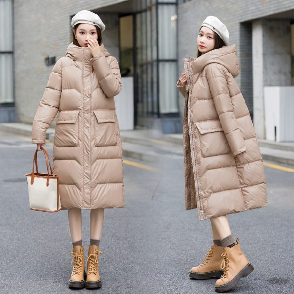 ⁦Women's Winter Korean Style Fashion Mid-length Warm⁩ - الصورة ⁦4⁩