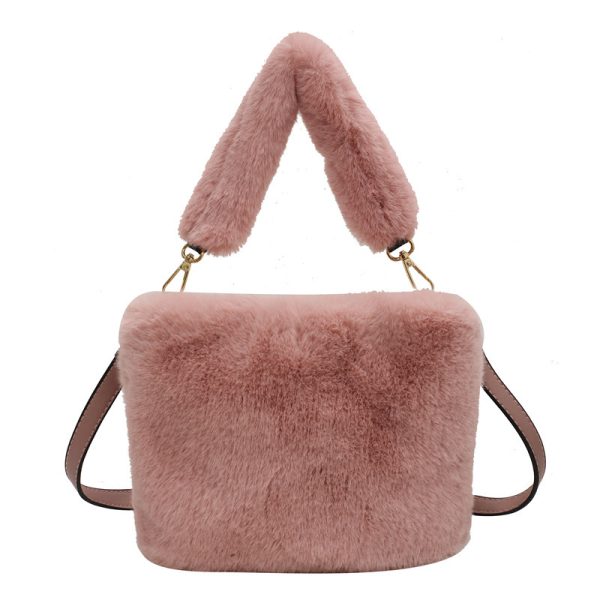⁦Women's Fashion Casual Plush Crossbody Bag⁩ - الصورة ⁦6⁩