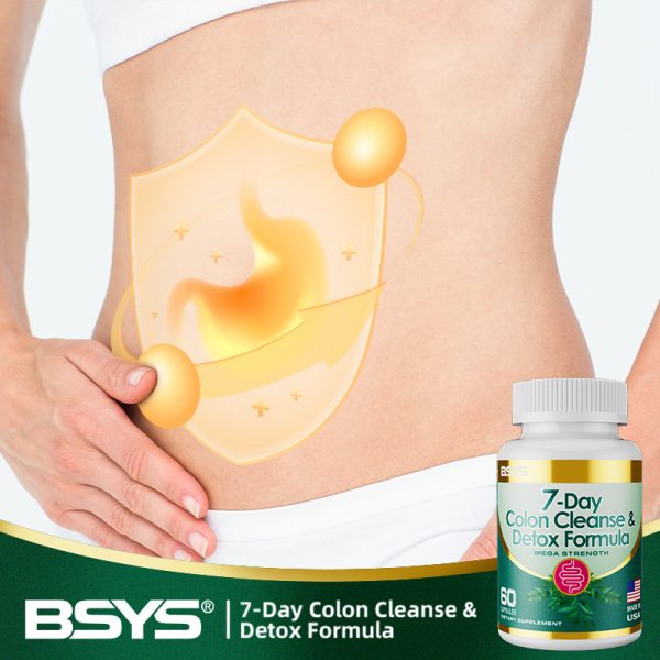 ⁦7-Day Colon Cleanse & Detox Formula Capsulese⁩ - الصورة ⁦6⁩