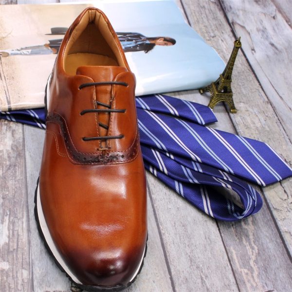 ⁦Breathable And Non Slip Leather Men Shoes⁩ - الصورة ⁦3⁩