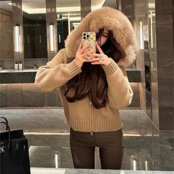 ⁦Temperament Small Size Knitwear Top⁩ - الصورة ⁦7⁩