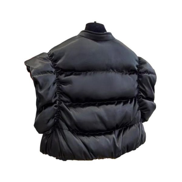 ⁦Autumn And Winter New Down Cotton Flying Shoulder High Waist Short Vest⁩ - الصورة ⁦6⁩