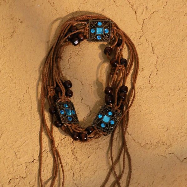 ⁦Butterfly Waist Chain Hand-woven Dress Accessories⁩ - الصورة ⁦8⁩