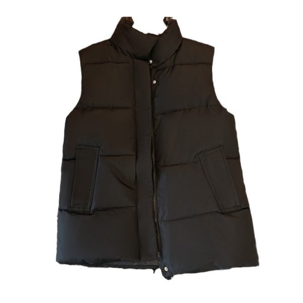 ⁦Down Cotton Vest Women's Short Korean Style Autumn And Winter⁩ - الصورة ⁦5⁩