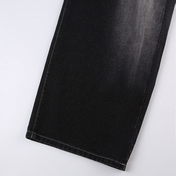 ⁦Summer Pleated Loose Pants Casual Fashion Jeans⁩ - الصورة ⁦9⁩