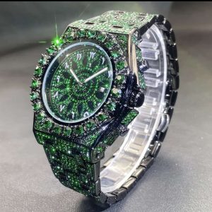 Luxury Iced-Out Wristwatch