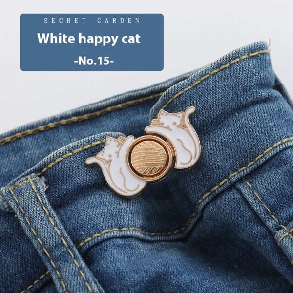 ⁦Waist Button Metal Buckle Nail-free Snap Fastener⁩ - الصورة ⁦6⁩