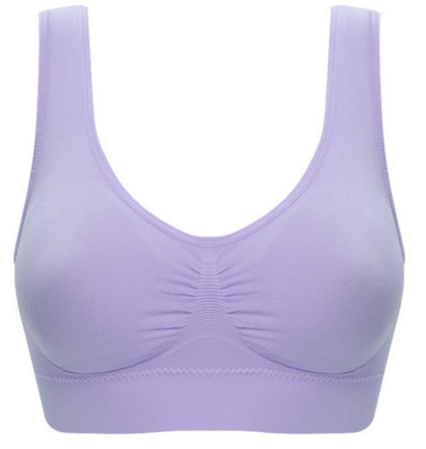 ⁦Women Yoga Tank Tops Sports Bra Workout Fitness Running Crop Top⁩ - الصورة ⁦3⁩