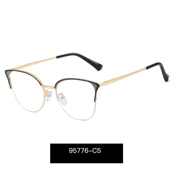 ⁦Women's Fashion Half Frame Blue Light Blocking Glasses⁩ - الصورة ⁦8⁩