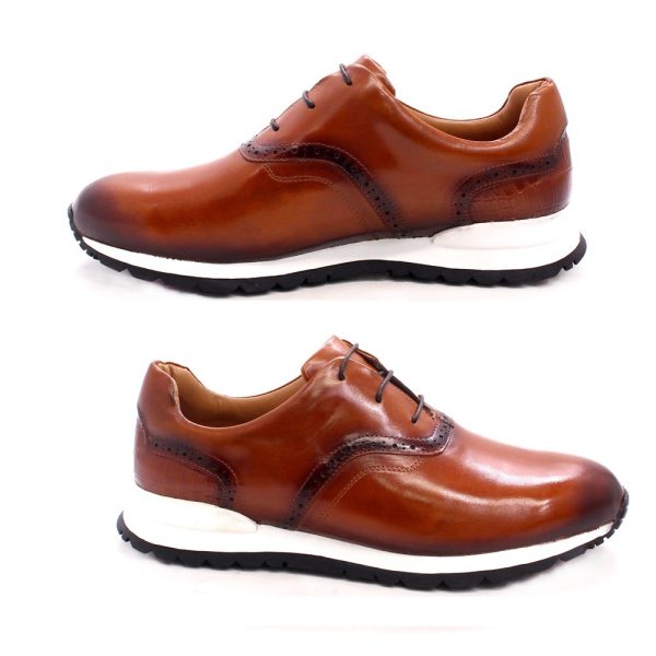 ⁦Breathable And Non Slip Leather Men Shoes⁩ - الصورة ⁦5⁩