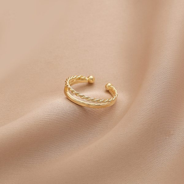 ⁦Temperament And Beautiful Trending Unique Simple Ring⁩ - الصورة ⁦6⁩
