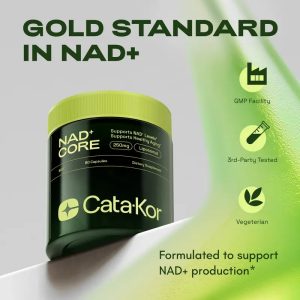 Cata-Kor Nicotinamide Capsules NAD Supplement 60 Tablets