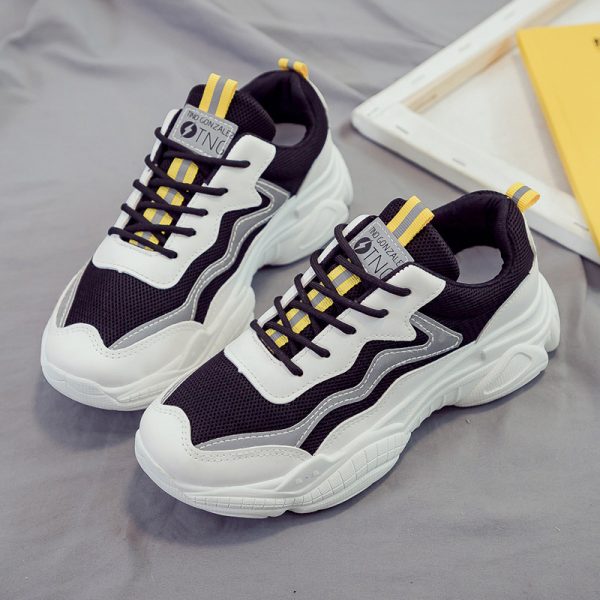 ⁦All-match Casual Running Small White Board Shoes⁩ - الصورة ⁦4⁩