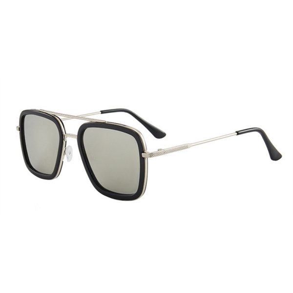 ⁦Sunglasses Male Sunglasses Women's Square Frame⁩ - الصورة ⁦8⁩