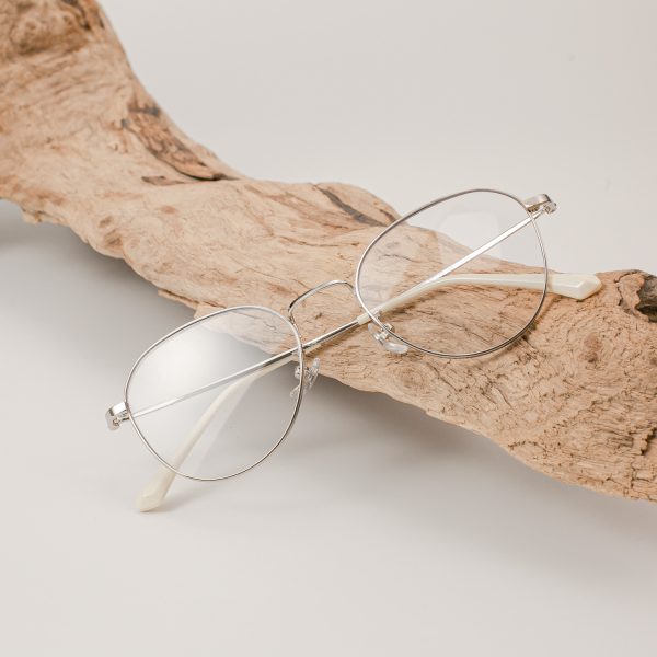 ⁦Women's Retro Round Frame Myopia Glasses Frame⁩ - الصورة ⁦3⁩