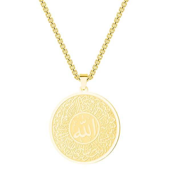 ⁦Men Calligraphy Necklace Accessories Jewellery⁩ - الصورة ⁦5⁩