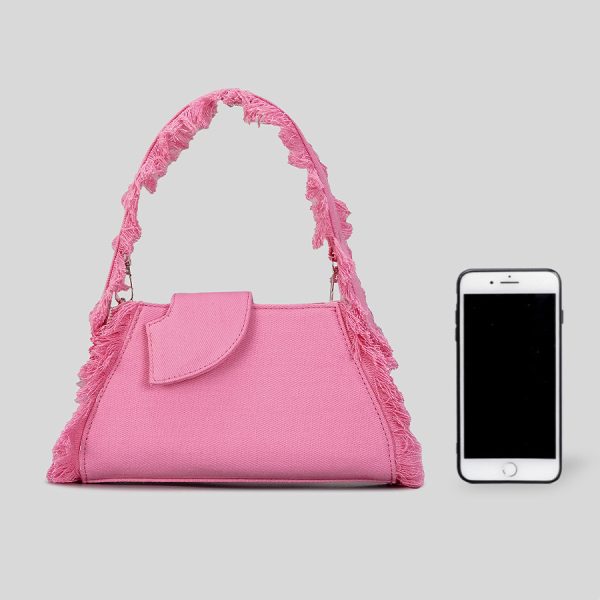 ⁦Women's Fashion Denim Canvas Underarm Bag⁩ - الصورة ⁦3⁩