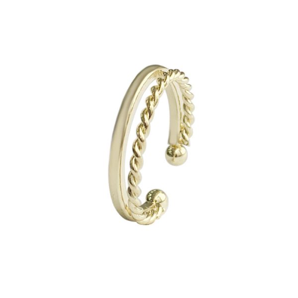 ⁦Temperament And Beautiful Trending Unique Simple Ring⁩ - الصورة ⁦3⁩