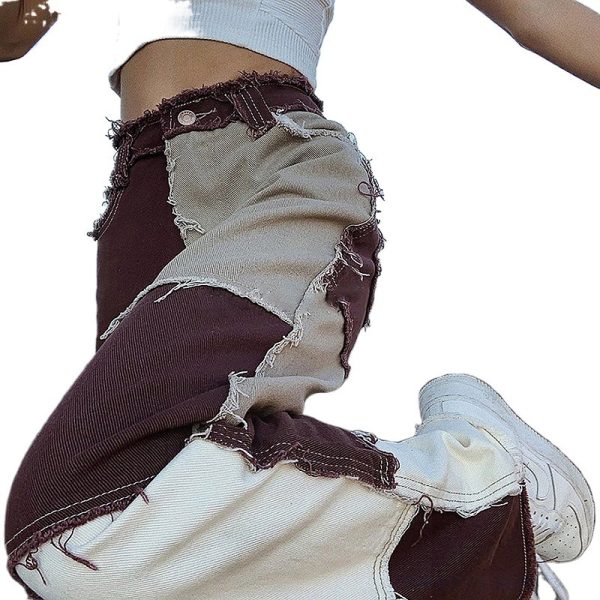 ⁦Women's Pants High Waist Slimming Leisure Jeans⁩ - الصورة ⁦5⁩
