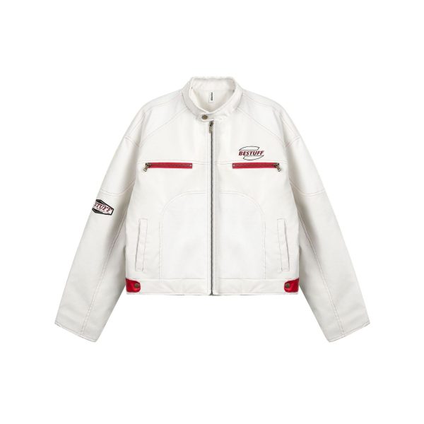 ⁦Women's Locomotive Style Cotton Coat Jacket⁩ - الصورة ⁦6⁩
