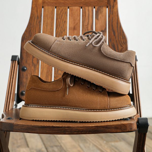 ⁦Suede Retro Workwear Shoes For Men⁩ - الصورة ⁦6⁩