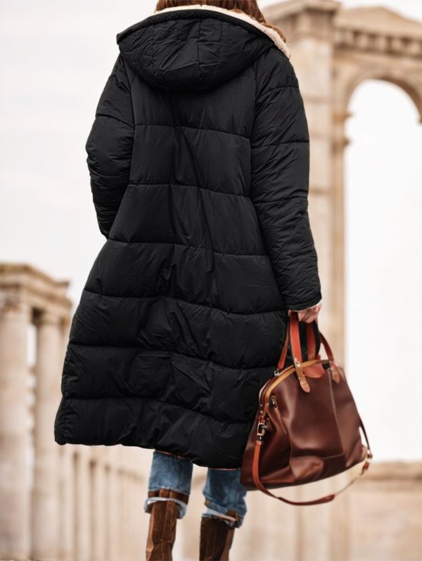 ⁦A Plain-colored Cotton-padded Jacket For Ladies⁩ - الصورة ⁦6⁩