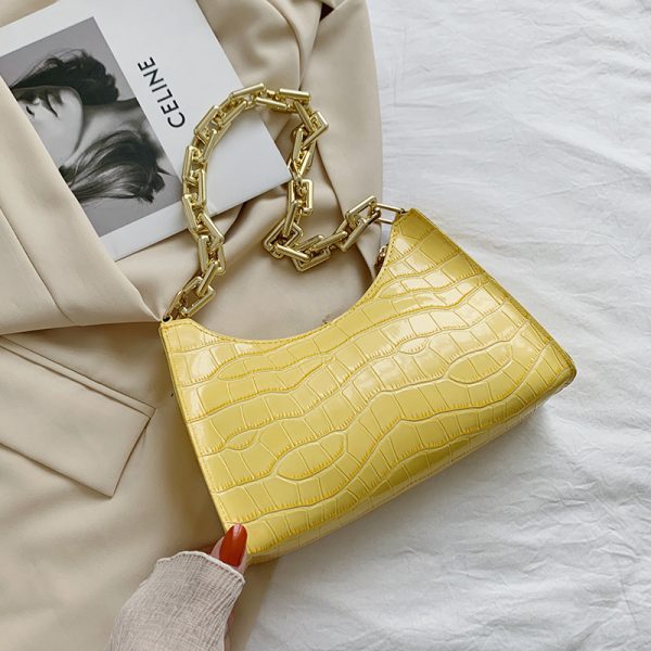 ⁦Fashion Acrylic Chain Underarm Bag⁩ - الصورة ⁦4⁩