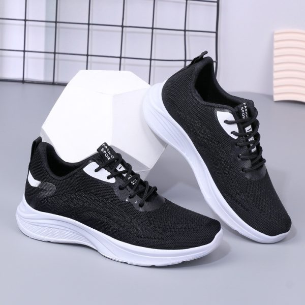 ⁦Women's Soft-soled Flyknit Sports Casual Shoes⁩ - الصورة ⁦3⁩