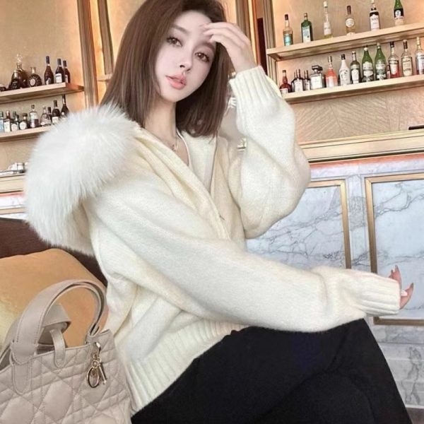 ⁦Temperament Small Size Knitwear Top⁩ - الصورة ⁦3⁩